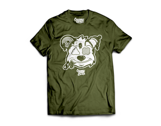SWEET FACE TEE / MILITARY GREEN
