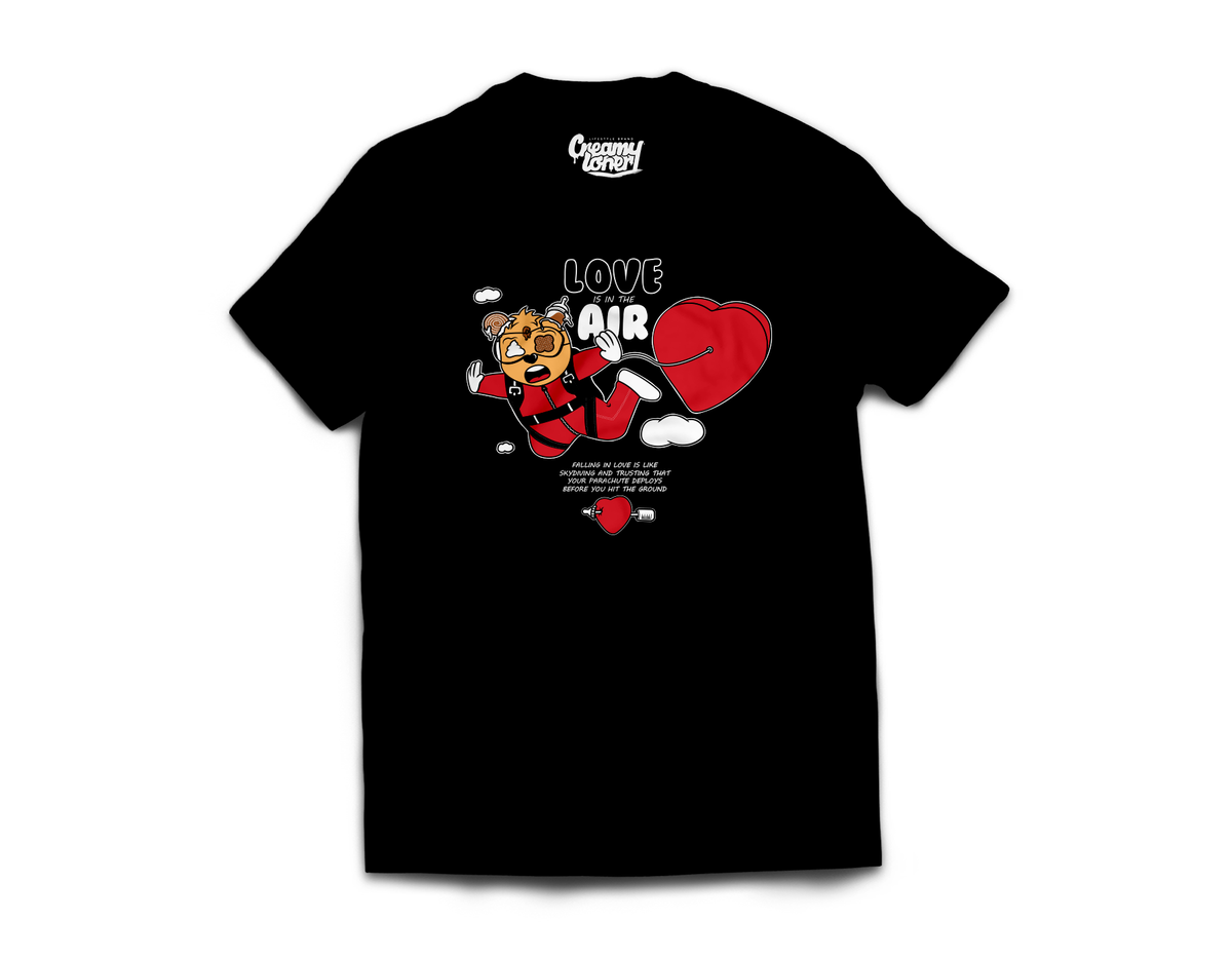 LOVE TEE / BLACK – Creamy Loner